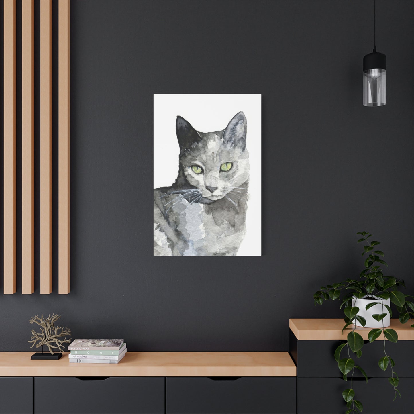 Cat Grey Wall Art & Canvas Prints