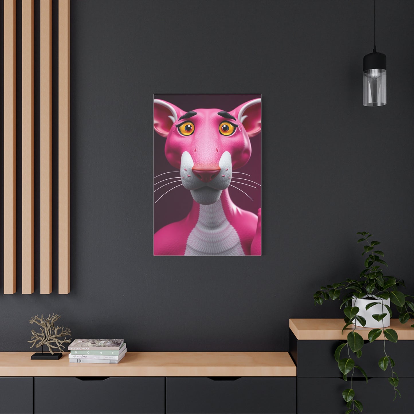 Pink Panther Art Premium Canvas 18 Wall Art & Canvas Print