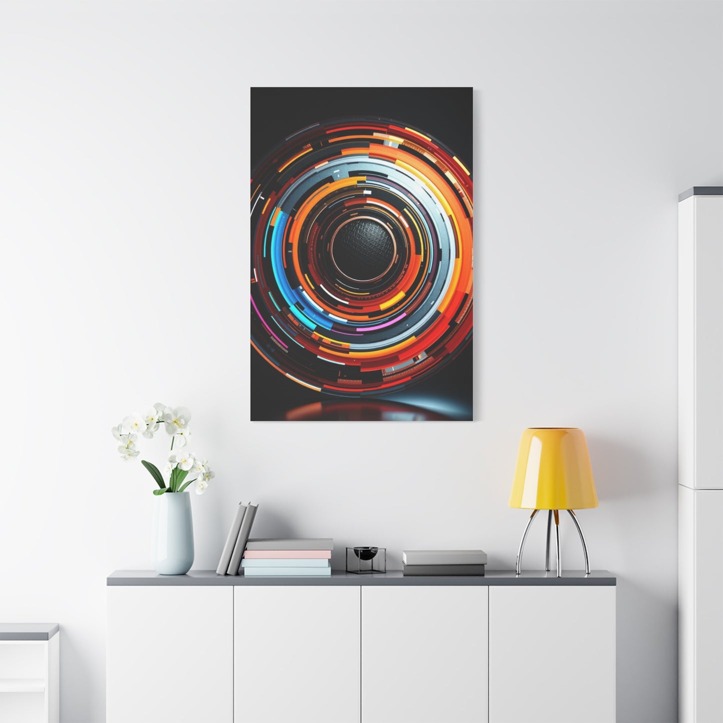 Ethereal Circle Symphony wall art & canvas print