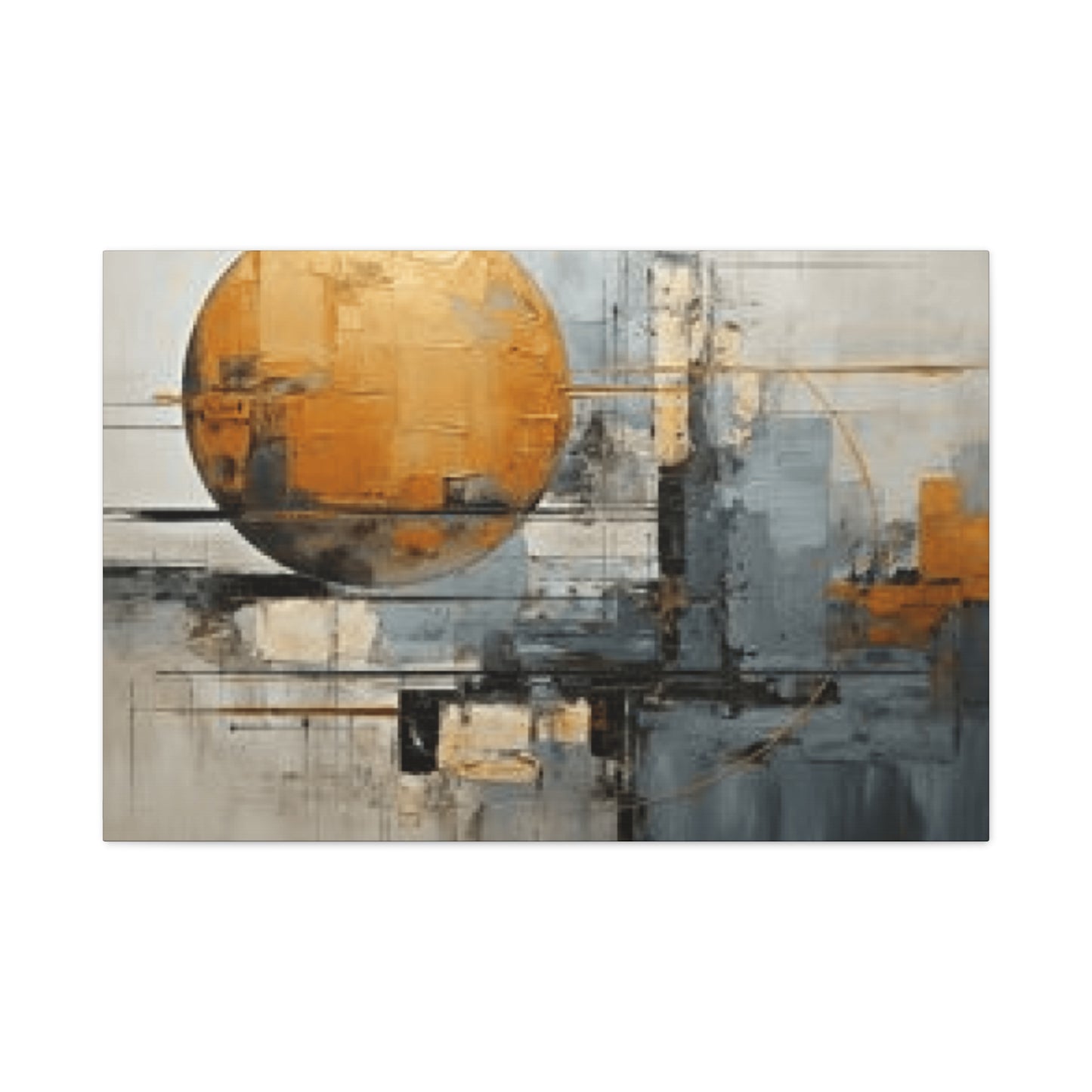 Abstract Moon Painting Wall Art & Canvas Prints