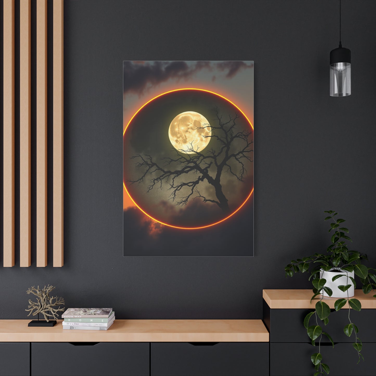 Moon Art Premium Canvas 19 Wall Art & Canvas Print