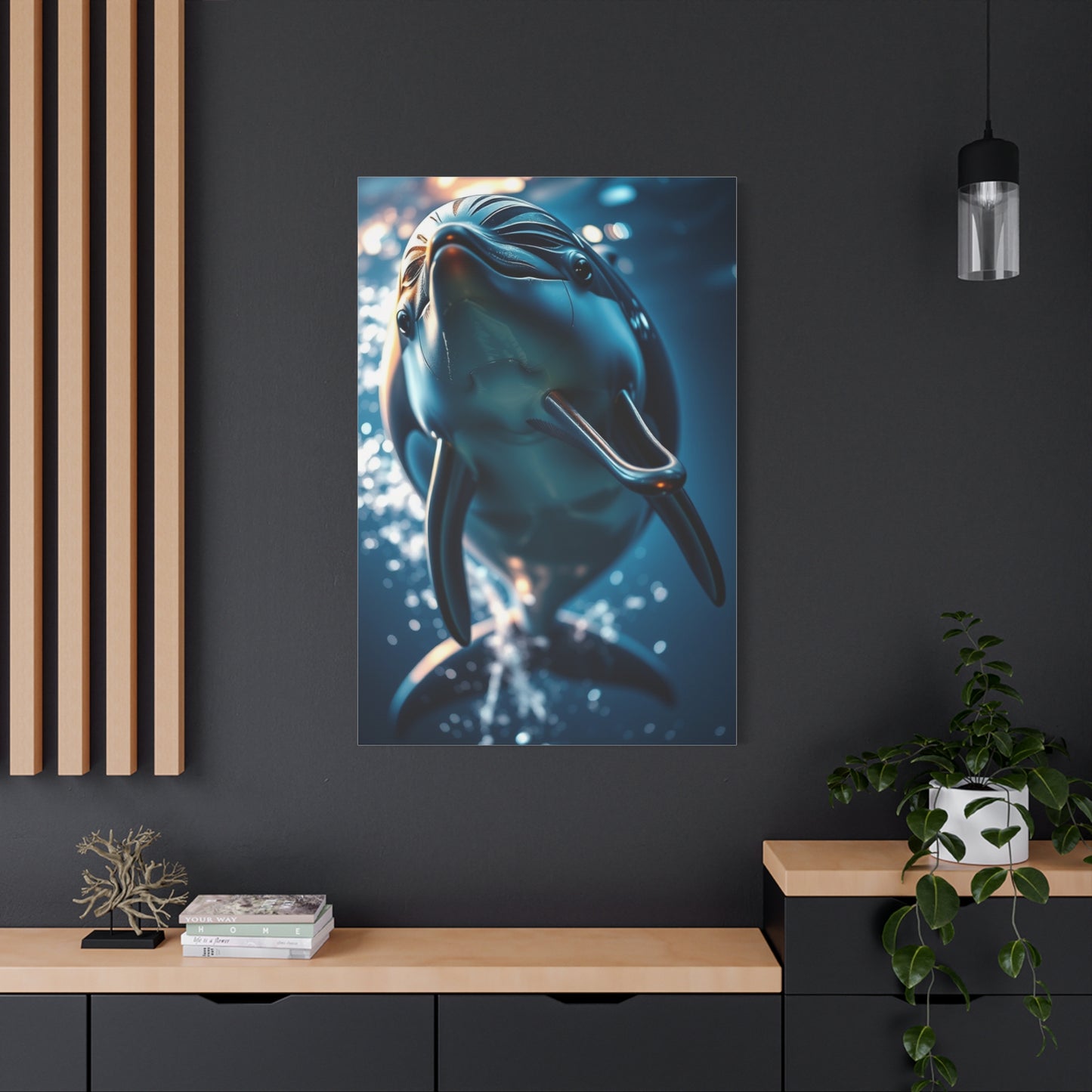 Masterpiece Dolphin Art Vision Wall Art & Canvas Print