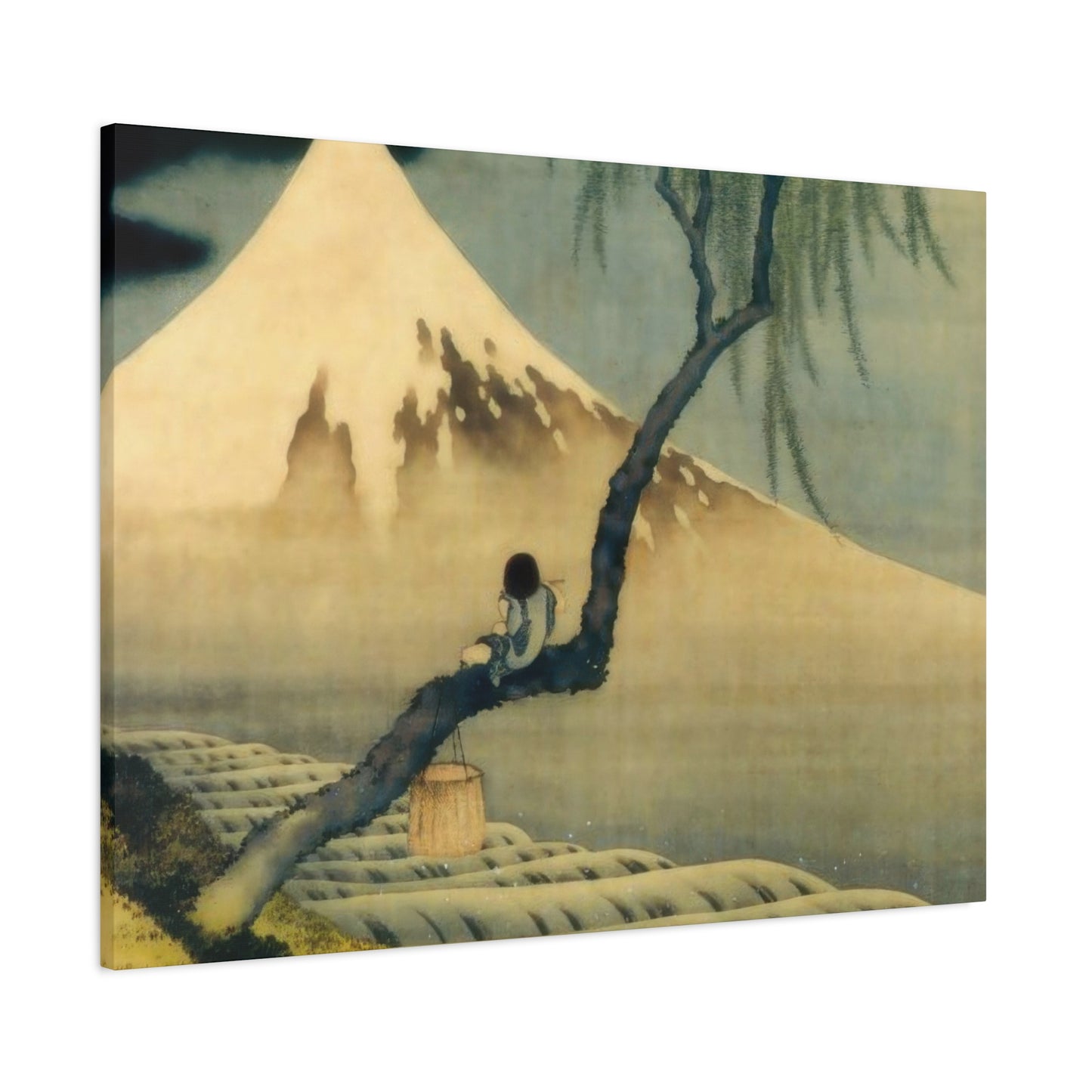 Katsushika Hokusai Boy On Mount Fuji Wall Art & Canvas Prints