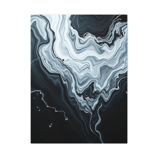 Black and White Abstract Art Supreme Canvas Wall Art & Canvas Print