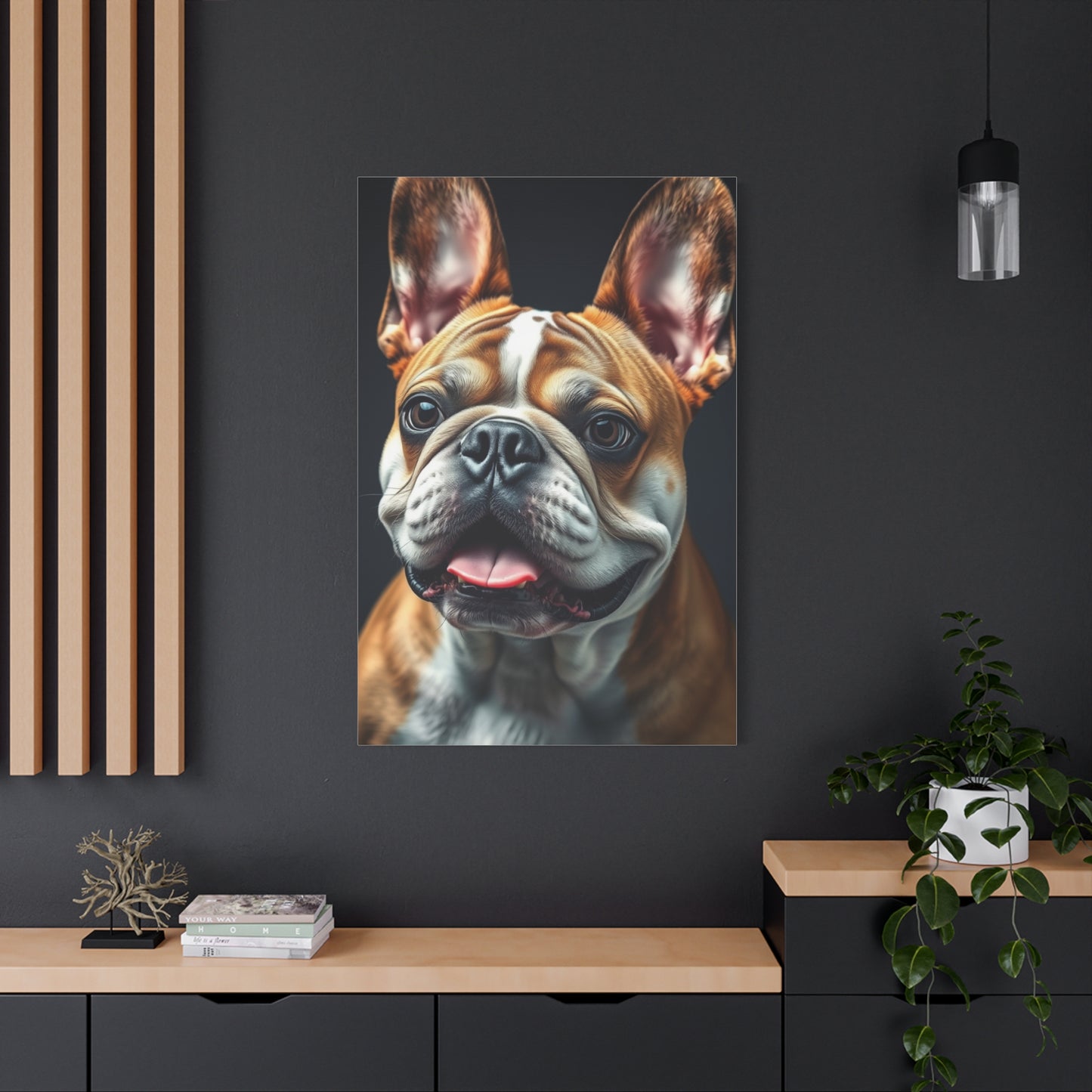Chic Bulldog Reverie Art