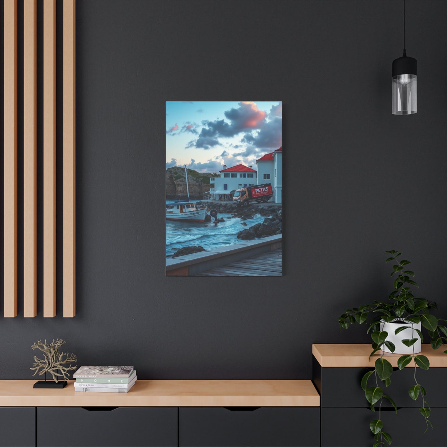 Modern Coastal Art Premium Canvas 20 Wall Art & Canvas Print