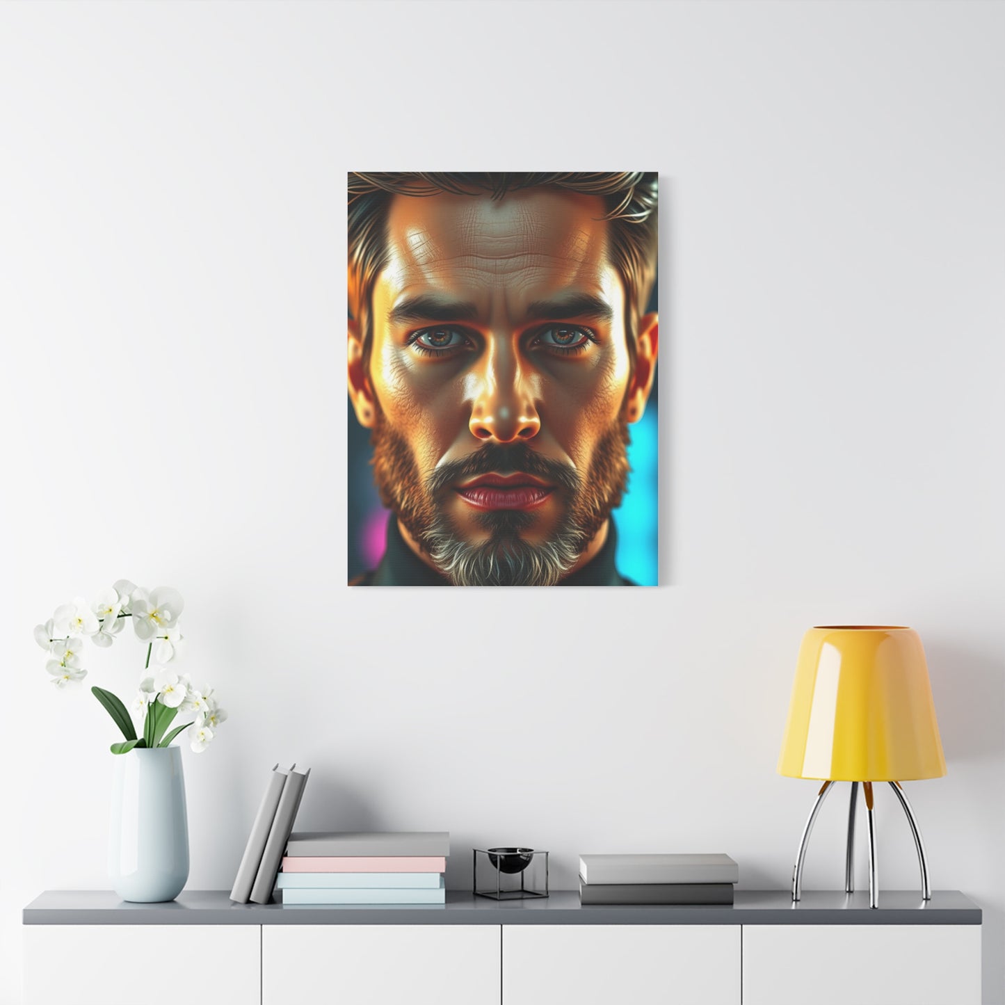 Polychromatic Pixel Prowess Wall Art & Canvas Print
