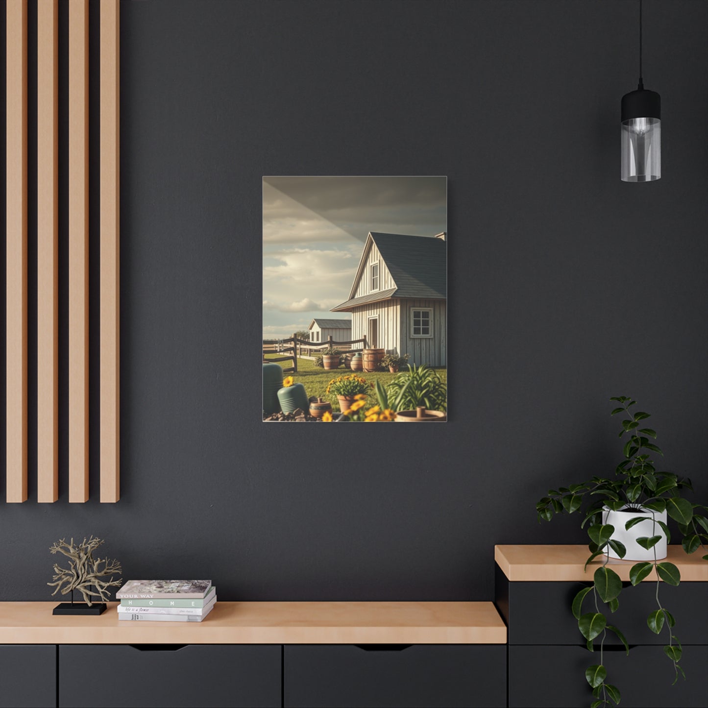 Tranquil Fields Luxe Canvas Wall Art & Canvas Print