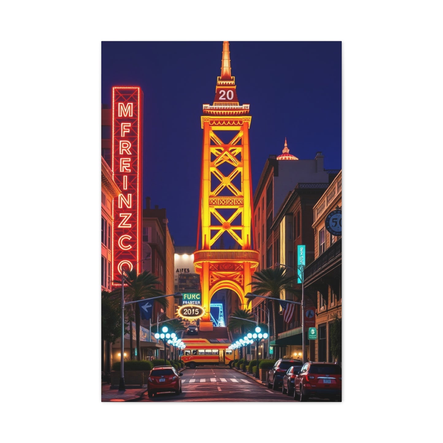 San Francisco Art Canvas Art 4 Wall Art & Canvas Print