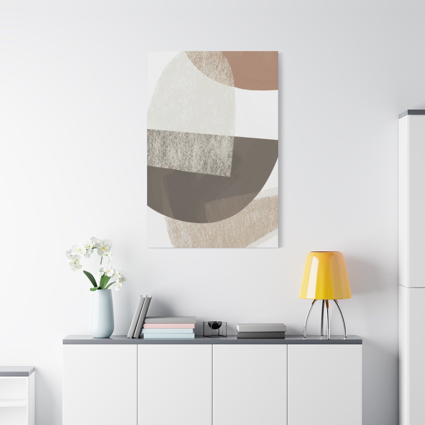 Abstract Shapes Earth Tones Wall Art & Canvas Prints