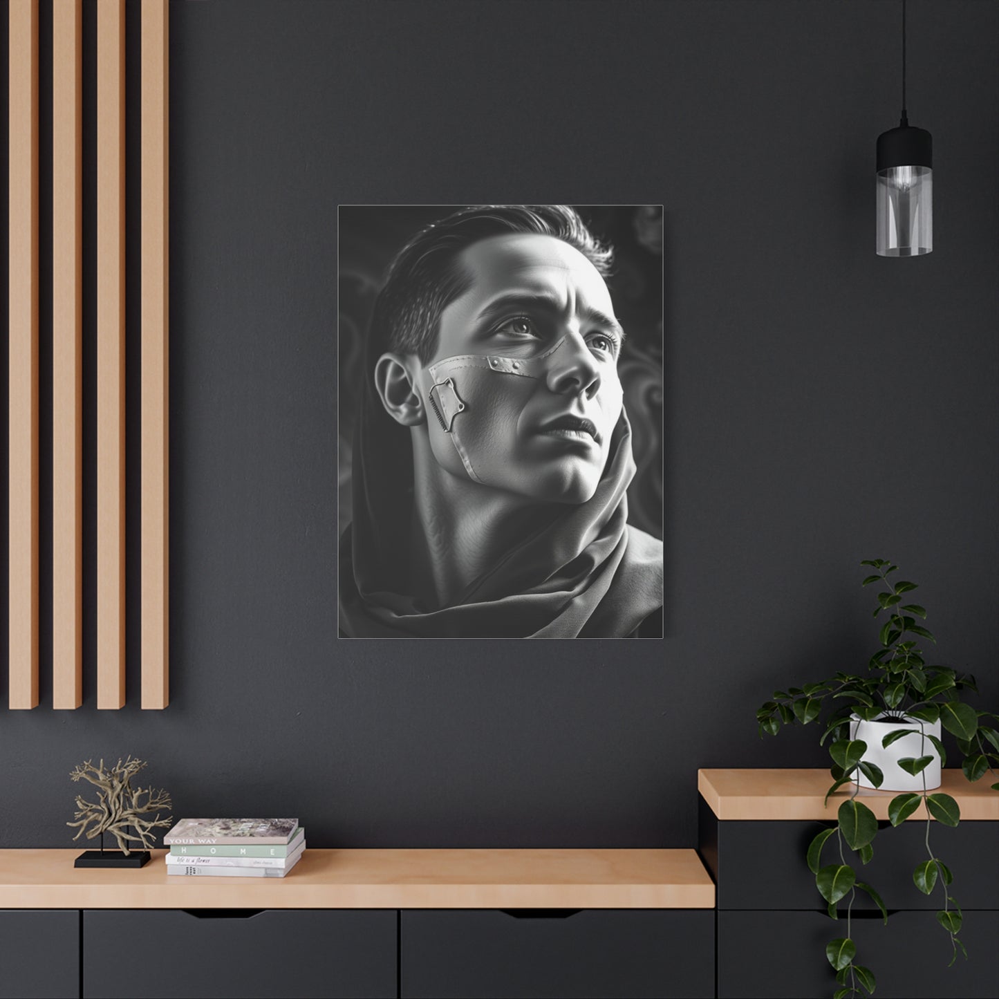 Opulent Contrast Gallery Piece Wall Art & Canvas Print