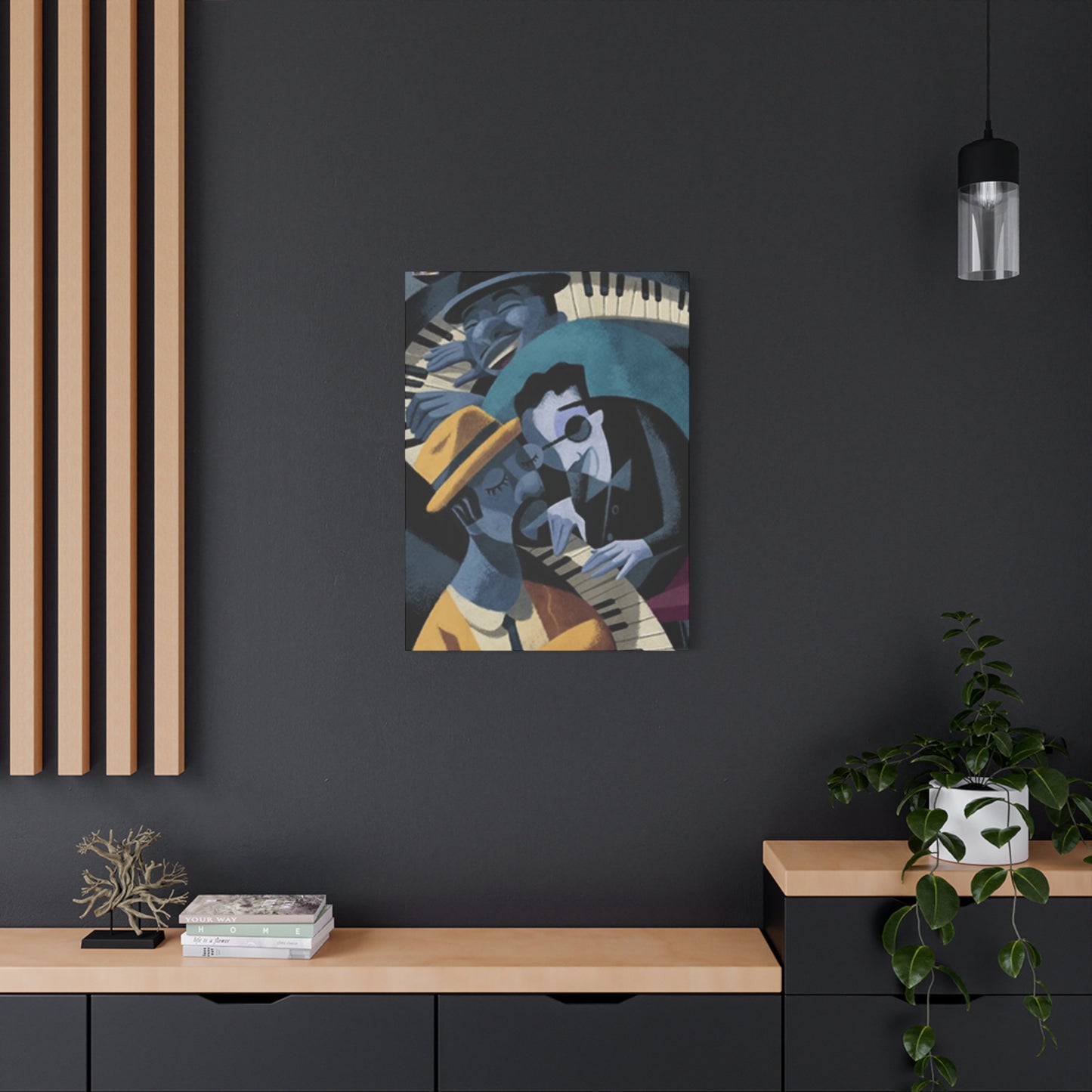 Cartoon Piano Artists Wall Art & Canvas Prints