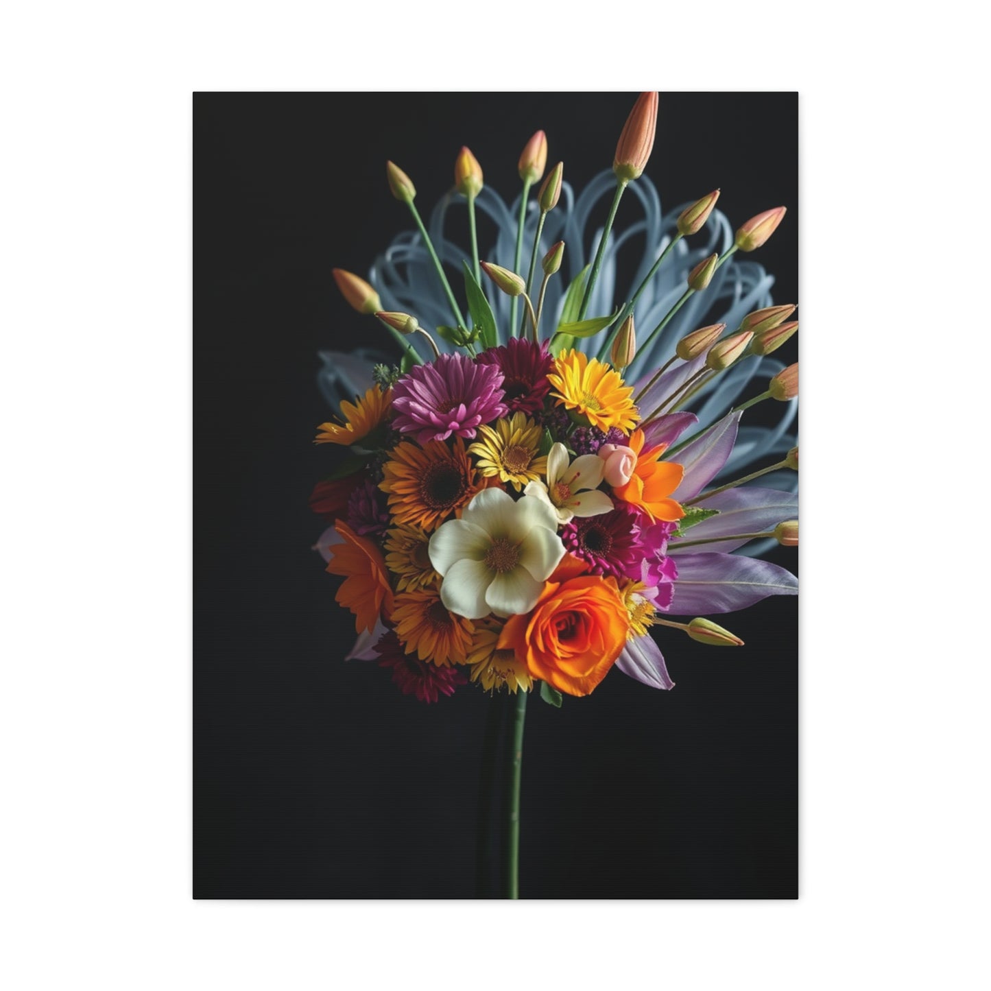 Flower Head Art Premium Canvas 19 Wall Art & Canvas Print