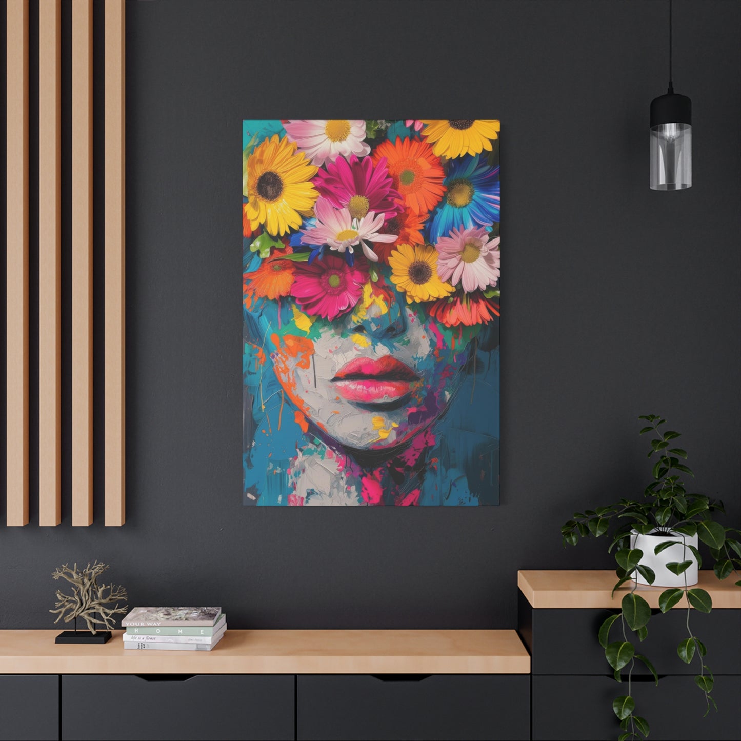 Flower Face Fresh Wall Art & Canvas Prints