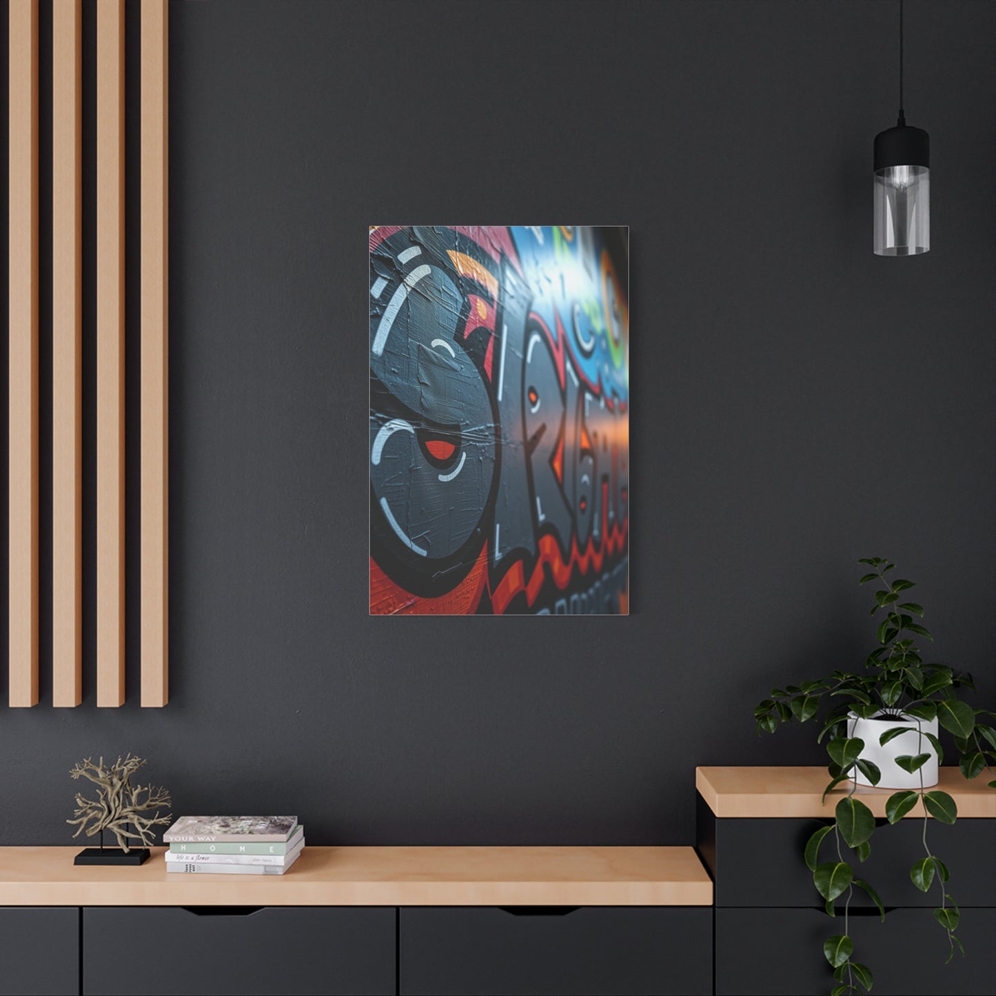 Vibrant Expression Panel Wall Art & Canvas Print