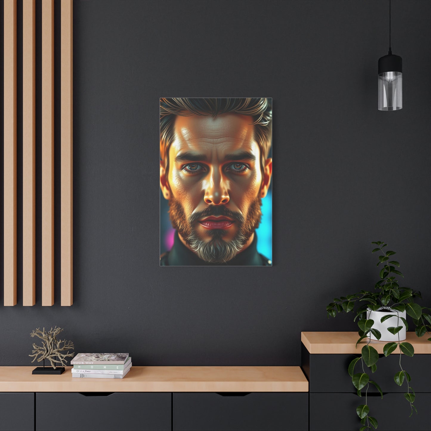 Polychromatic Pixel Prowess Wall Art & Canvas Print