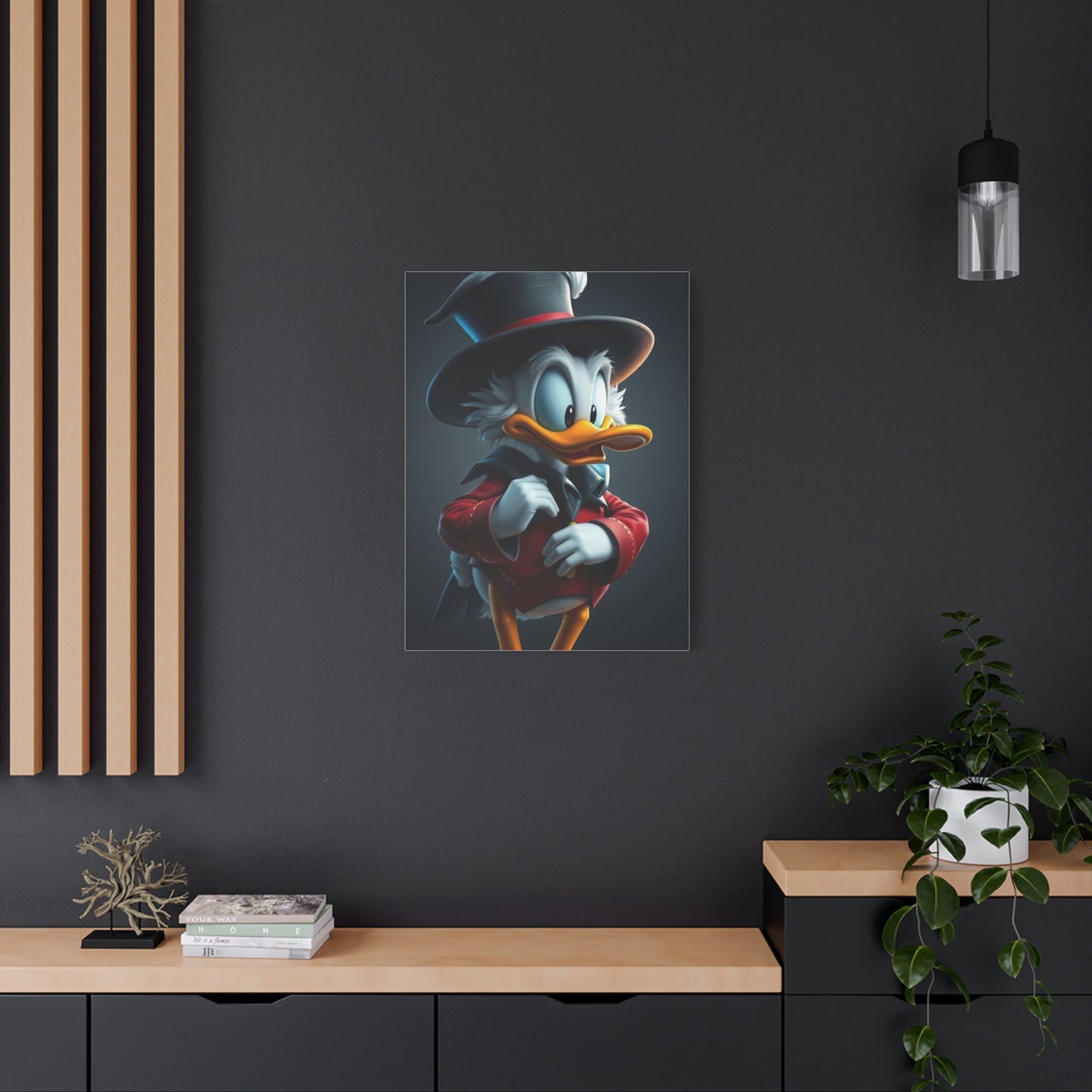 Grandiose Feathered Elegance Wall Art & Canvas Print