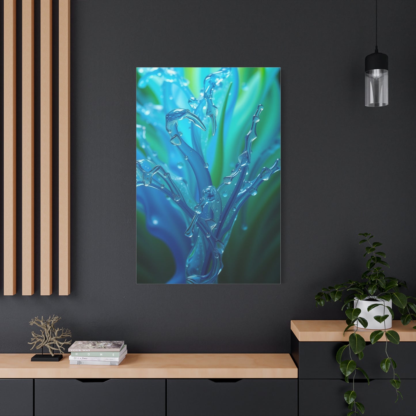 Blue & Green Art Supreme Canvas Wall Art & Canvas Print