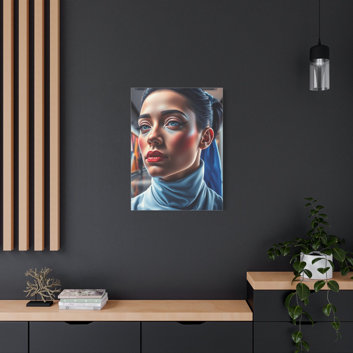 Refined Modernist Tableau Wall Art & Canvas Print