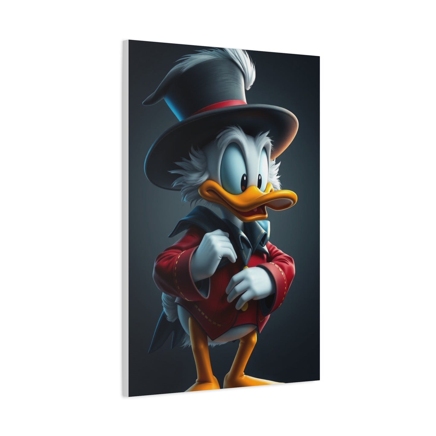 Grandiose Feathered Elegance Wall Art & Canvas Print