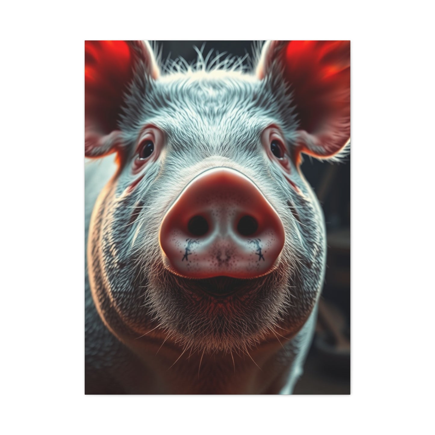 Pig Art Canvas Art 6 Wall Art & Canvas Print