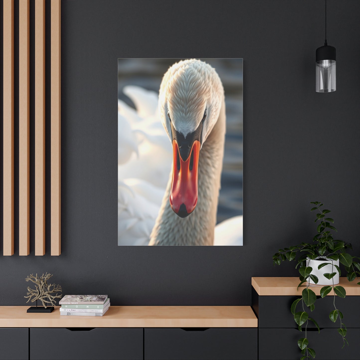 Swan Art Canvas Art 4 Wall Art & Canvas Print