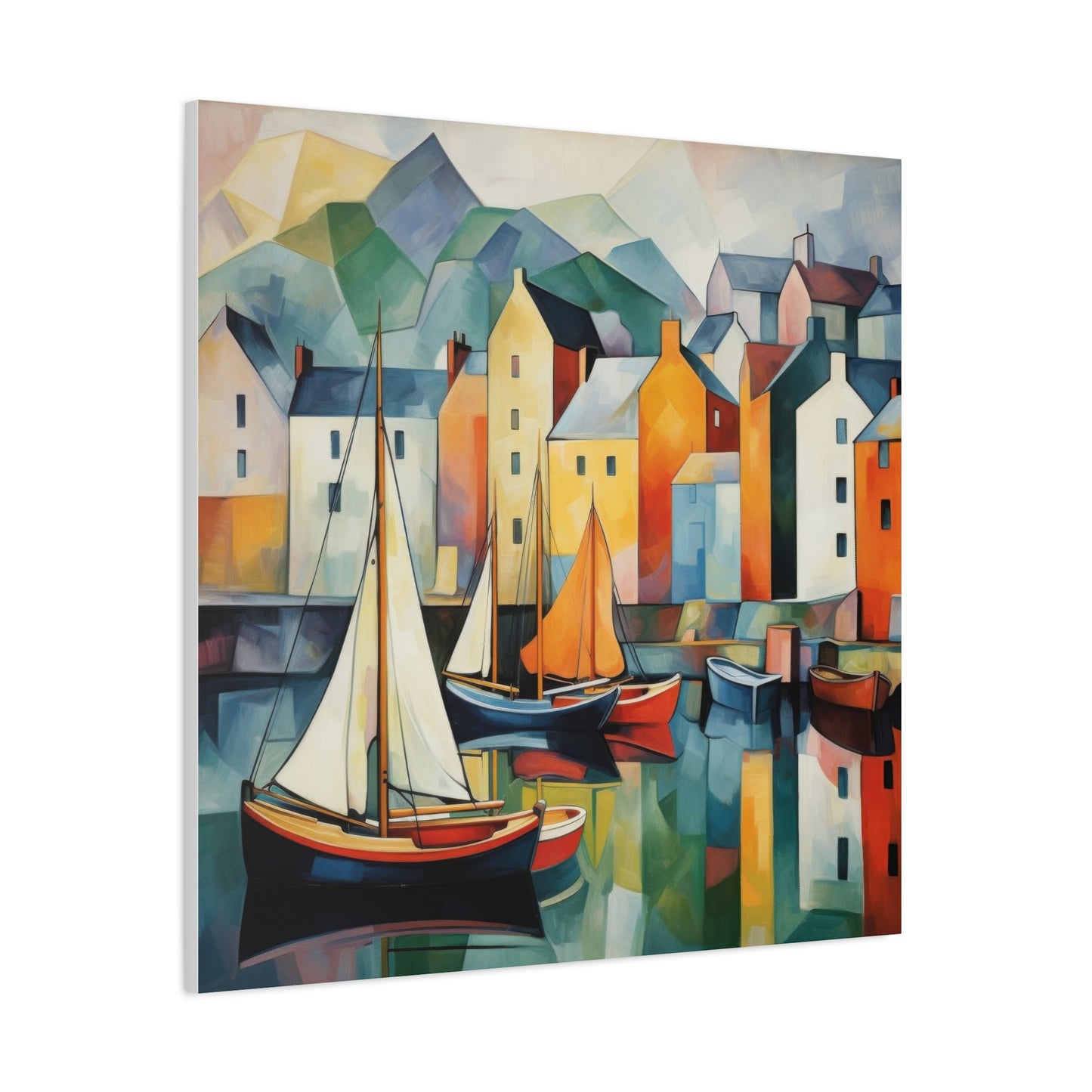 Coastal Cubism Wall Art & Canvas Prints