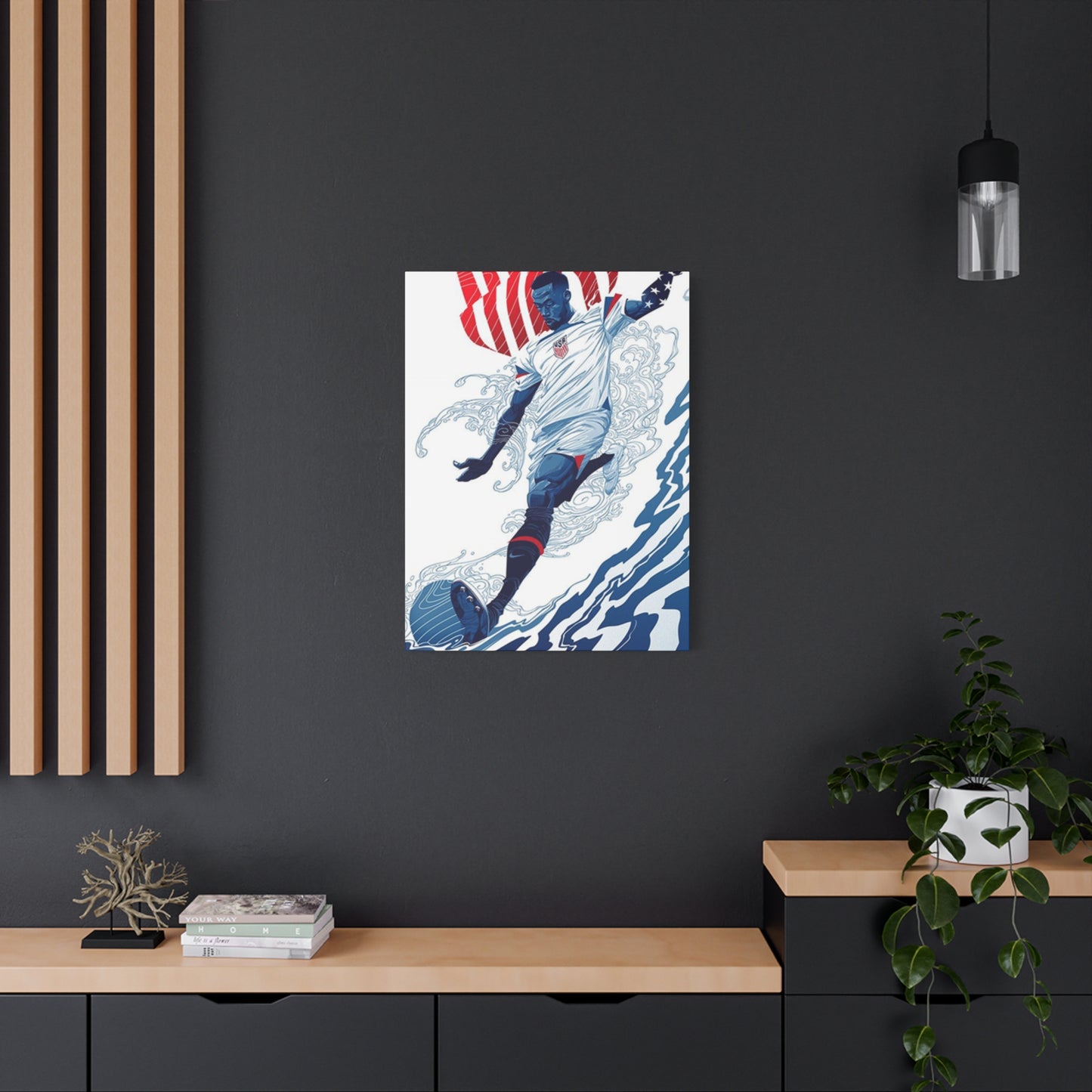 American Soccer Player Wall Art & Canvas Prints