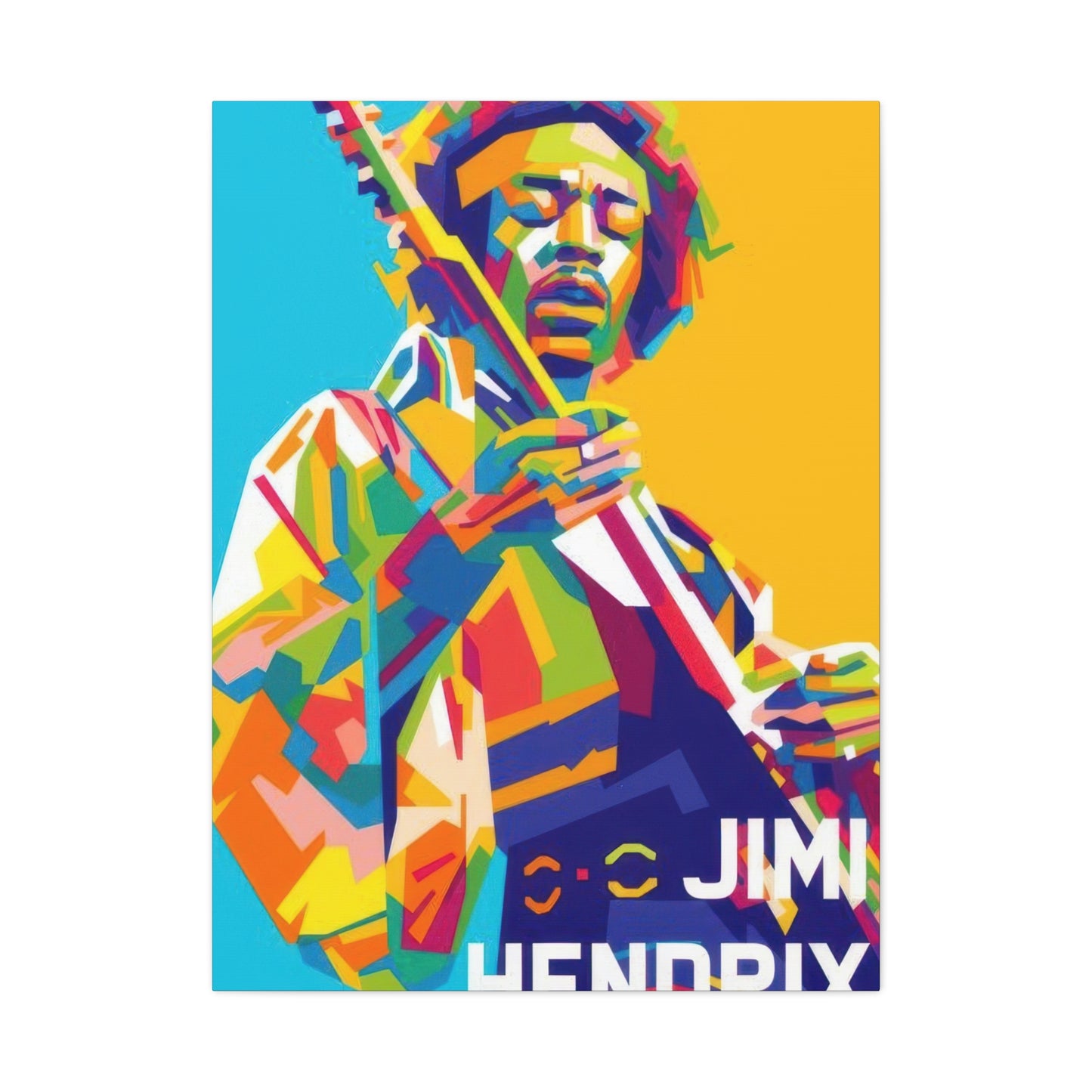 Jimi Hendrix 9 Wall Art & Canvas Prints