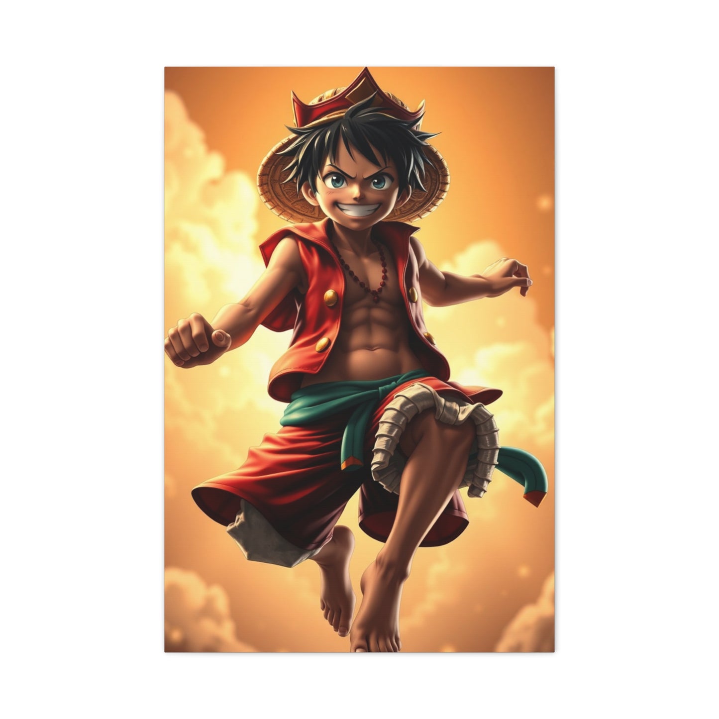 Monkey D. Luffy Art Canvas Art 1 Wall Art & Canvas Print