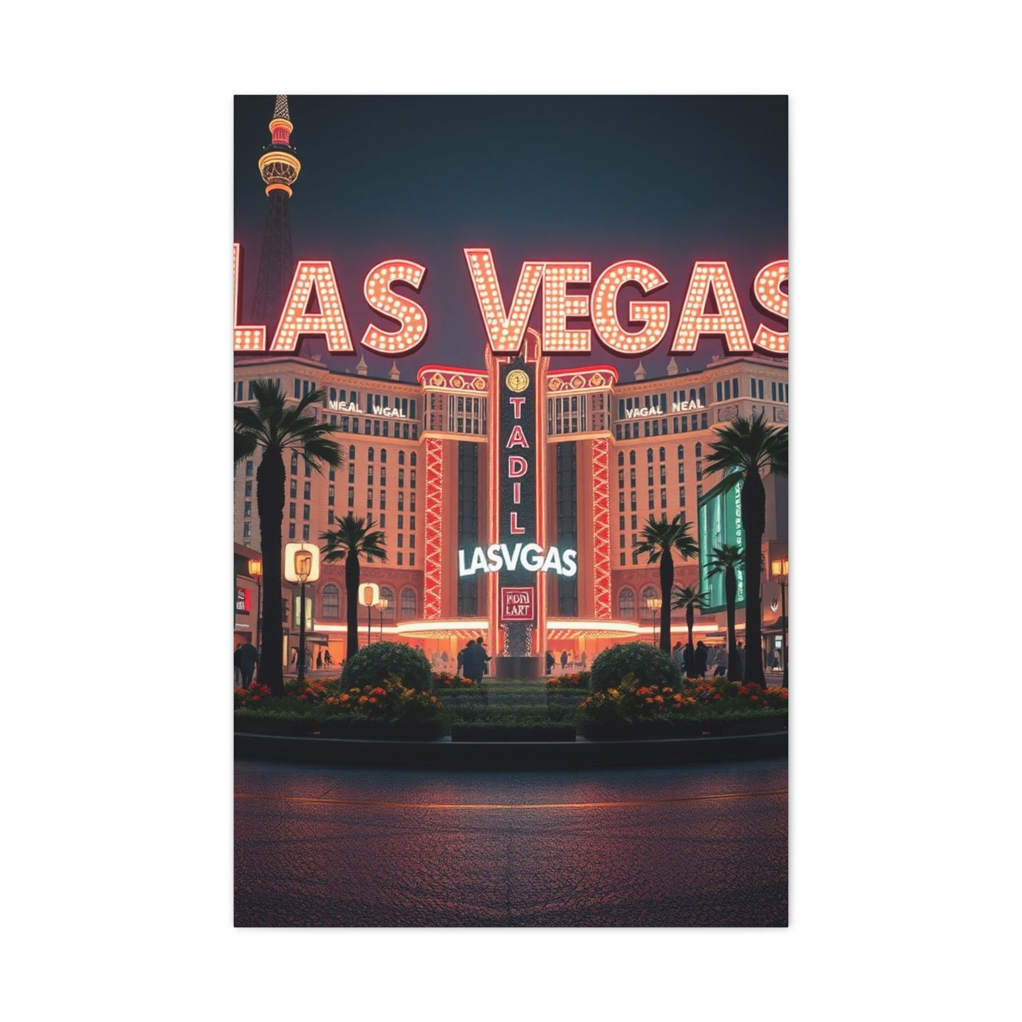 Las Vagas Art Canvas Art 6 Wall Art & Canvas Print