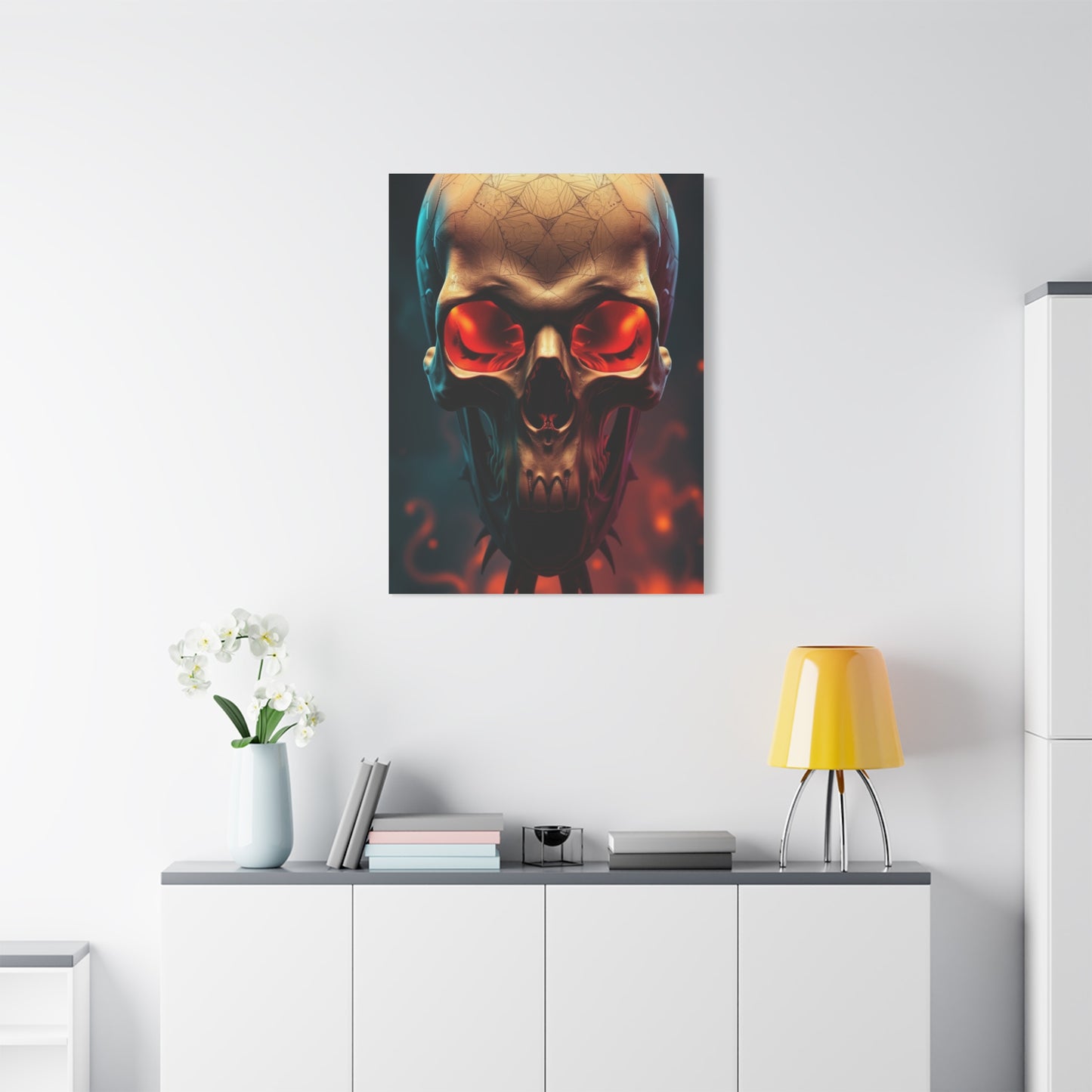 Opulent Skull Aesthetics Wall Art & Canvas Print