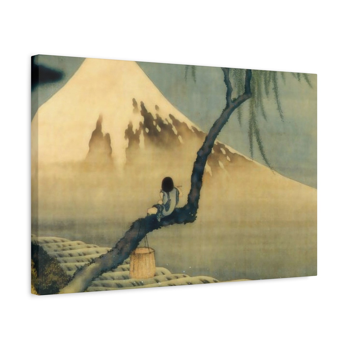 Katsushika Hokusai Boy On Mount Fuji Wall Art & Canvas Prints