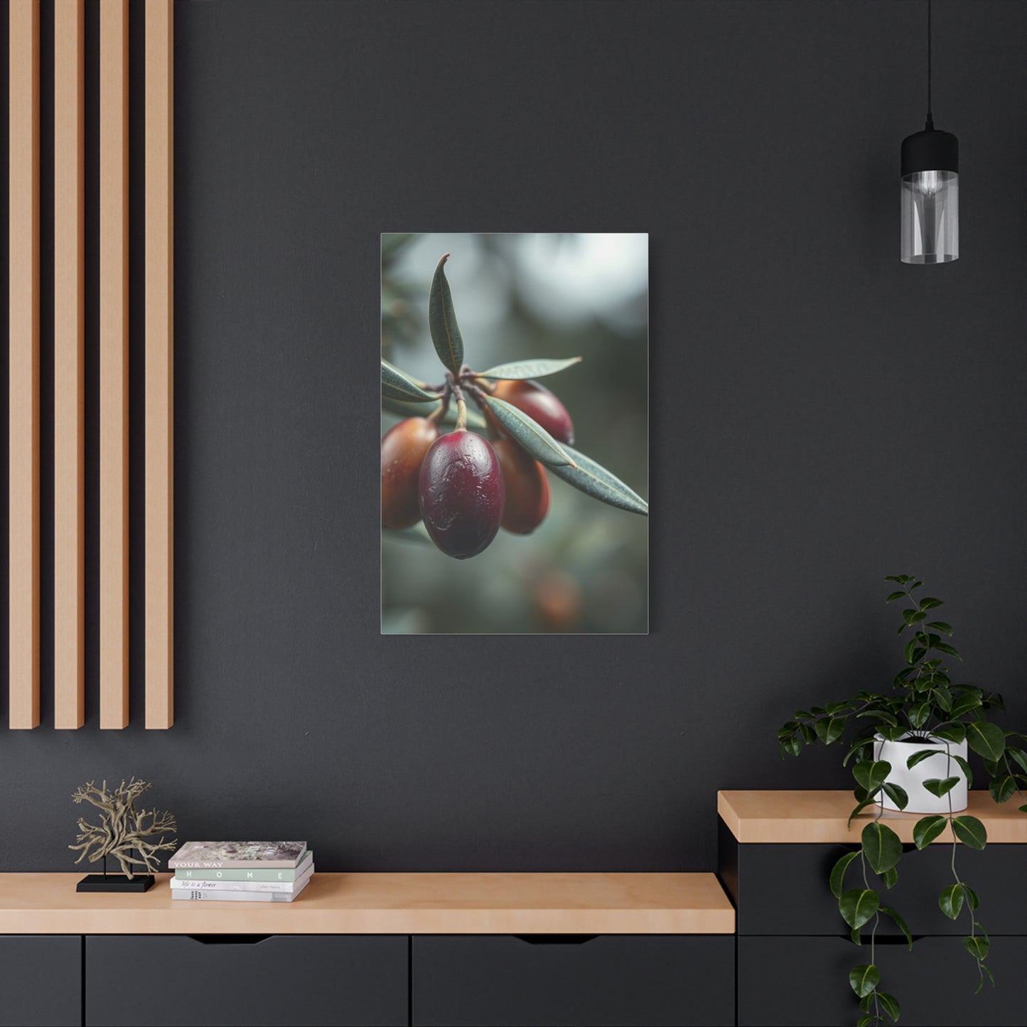 Olive Tranquility Tableau Wall Art & Canvas Print