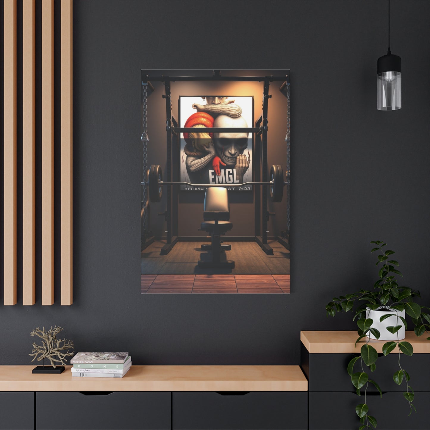 Refined Gym Inspiration Art Wall Art & Canvas Print