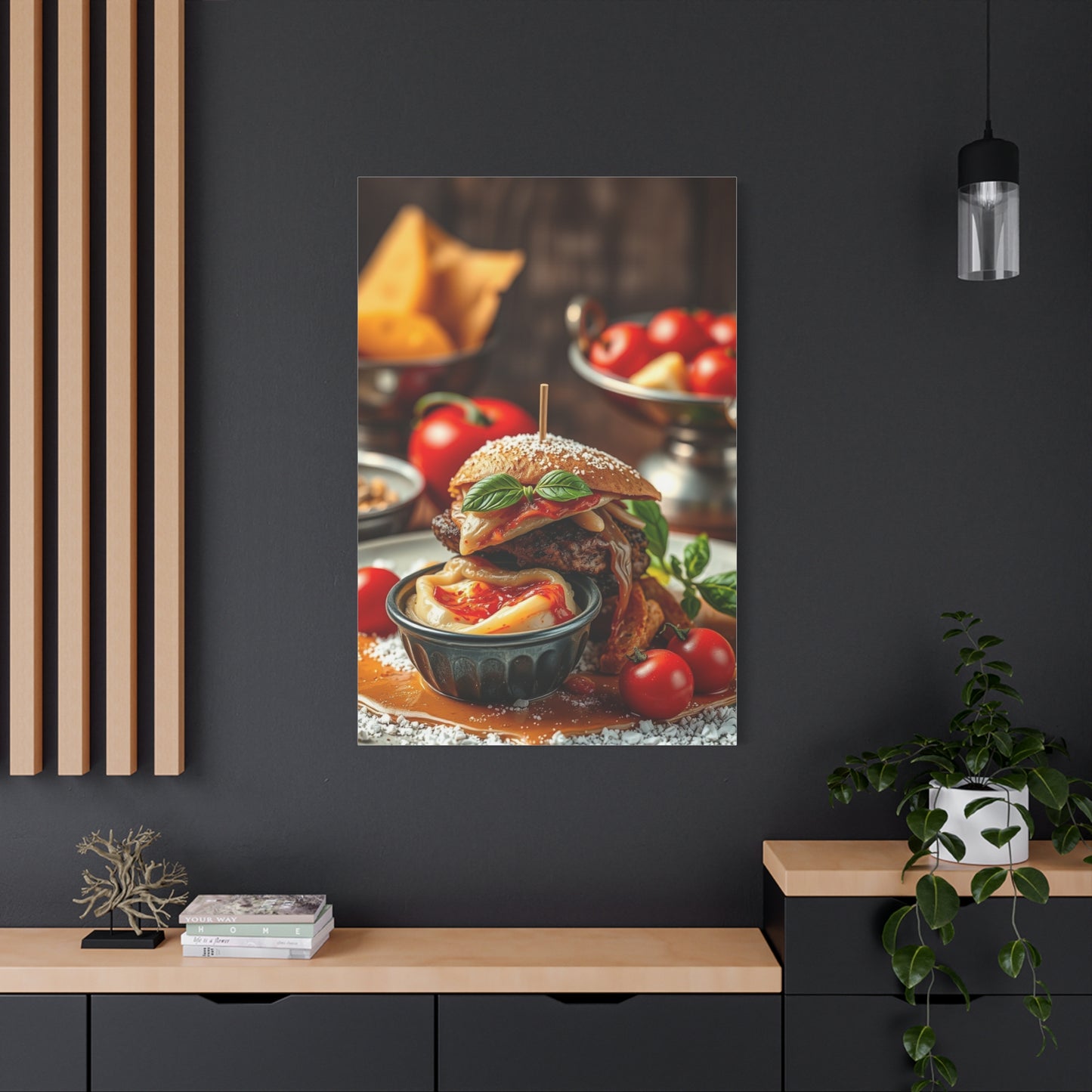 Italian Food Art Luxury Canvas Wall Art & Canvas Print