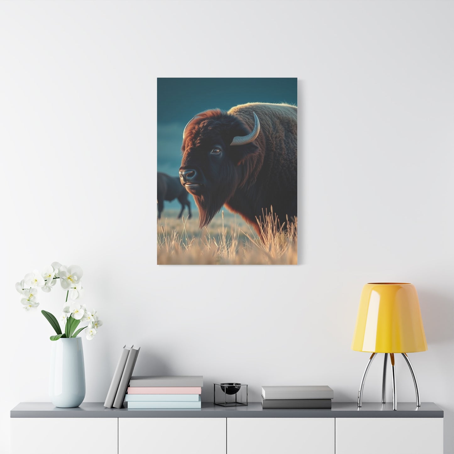Buffalo Majesty Panorama Wall Art & Canvas Print