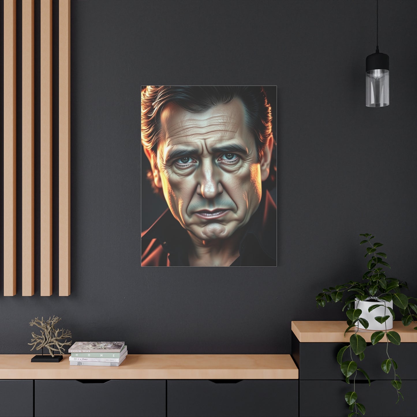 Johnny Cash Art Canvas Art 5 Wall Art & Canvas Print
