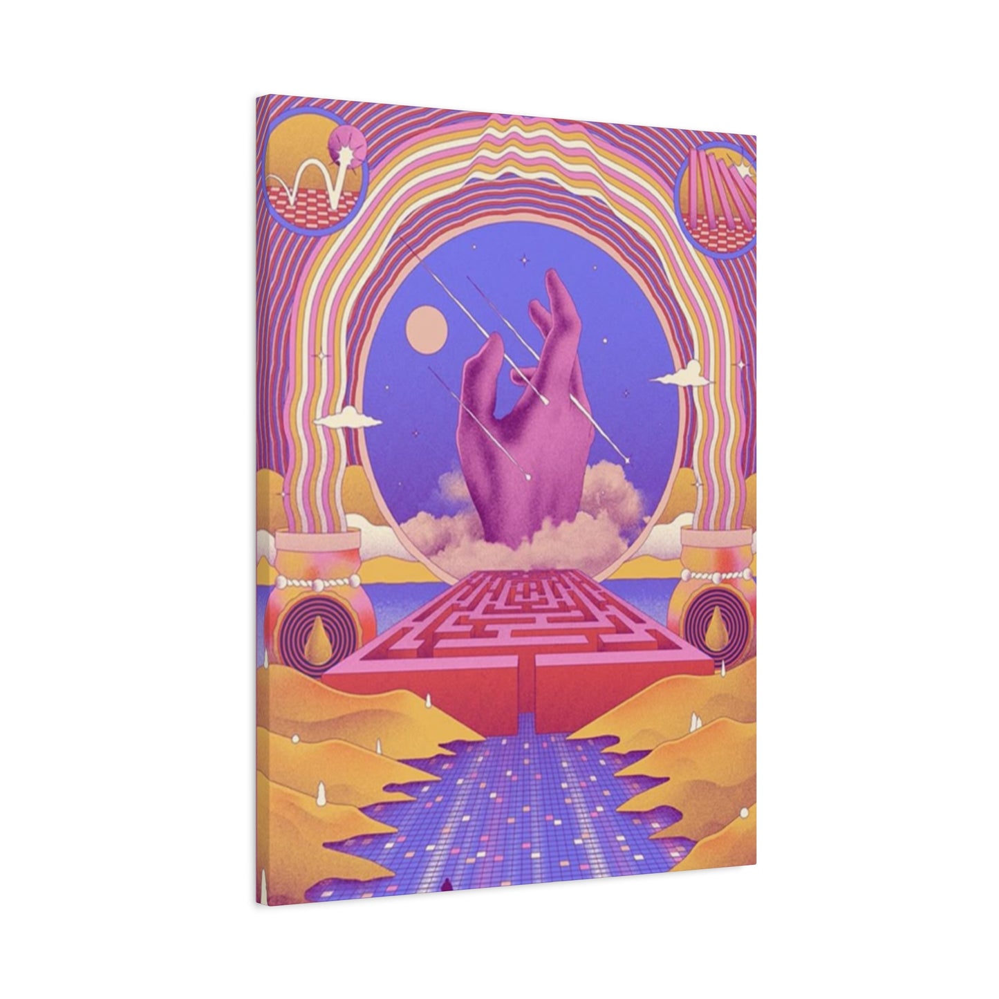 Hand Colorful Wall Art & Canvas Prints