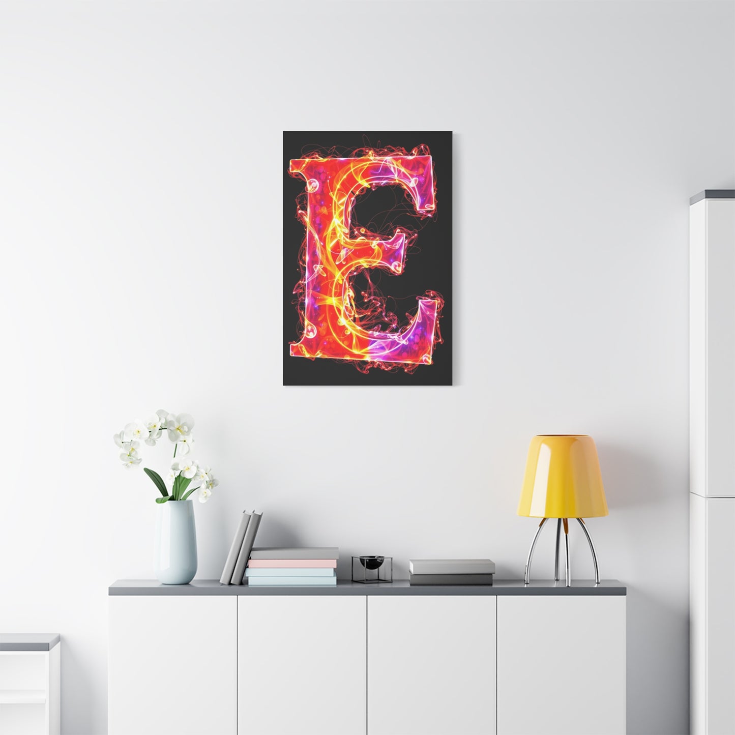 The Letter E - Art Canvas Art 2 Wall Art & Canvas Print