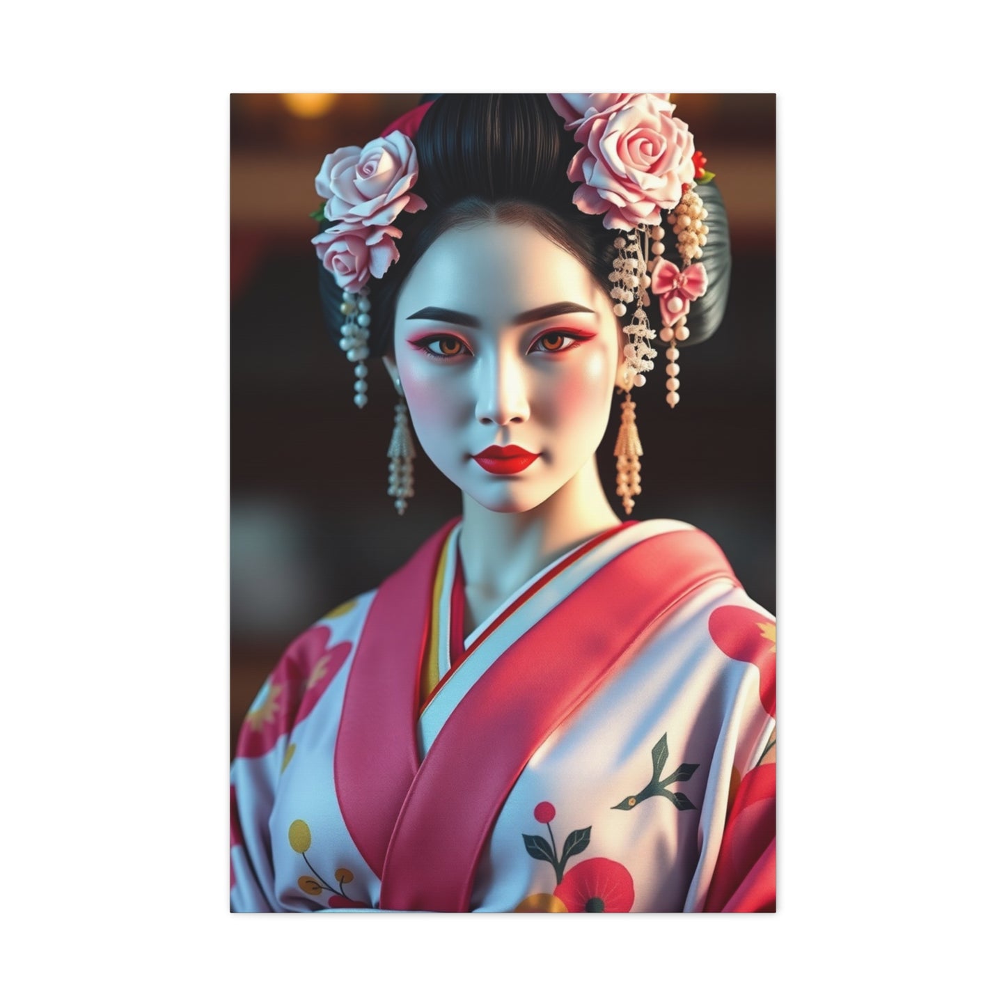 Geisha Art Canvas Art 3 Wall Art & Canvas Print