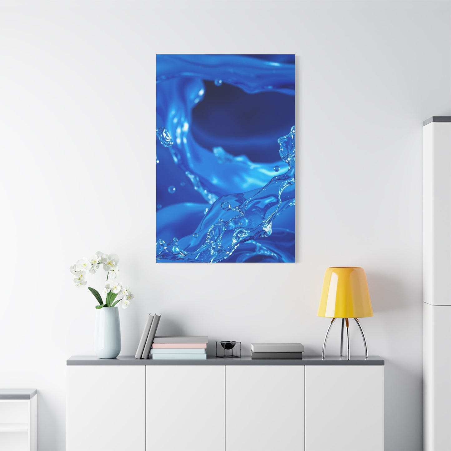 Sapphire Serenity Tableau Wall Art & Canvas Print