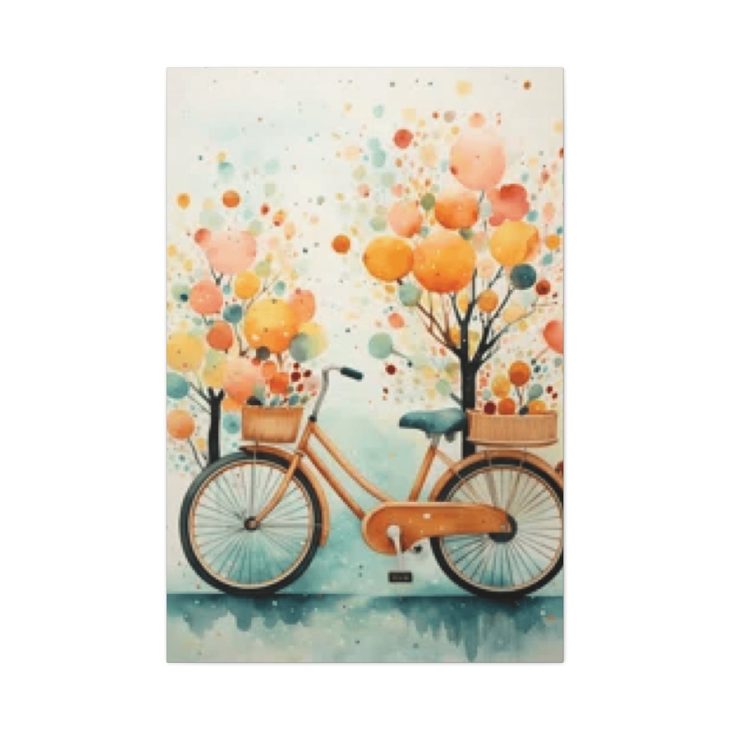 Bicycle and Balloons Wall Art & Canvas Prints