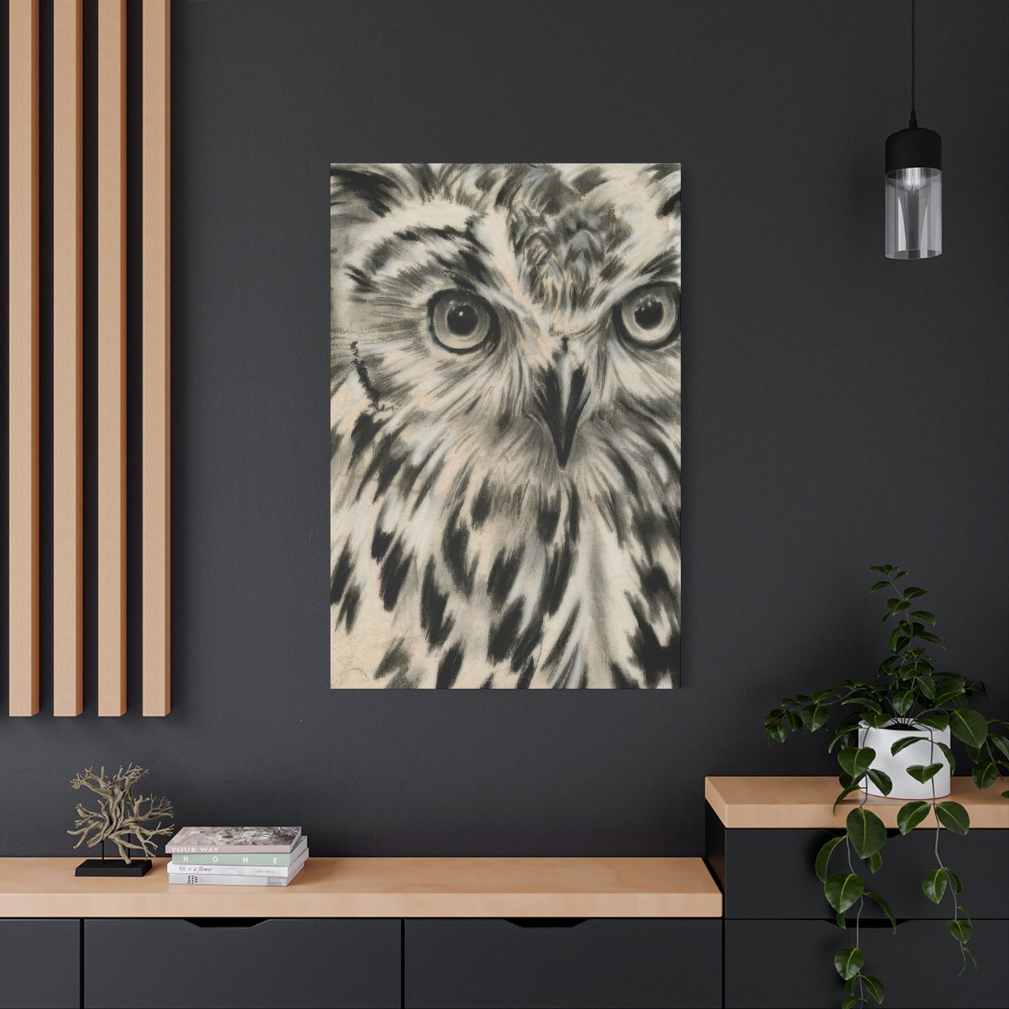 Jennifer Paxton Parker Charcoal Owl Wall Art & Canvas Prints