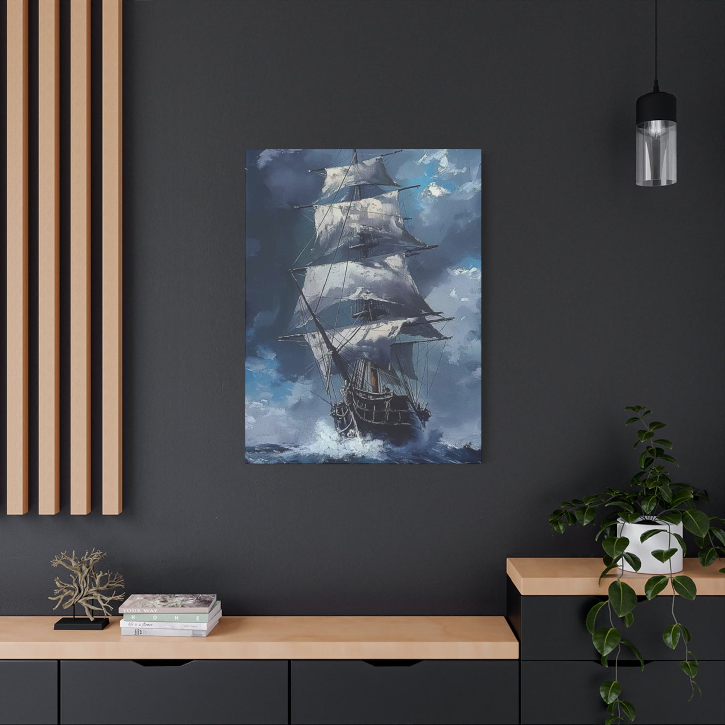Large Ship In Sea Wall Art & Canvas Prints