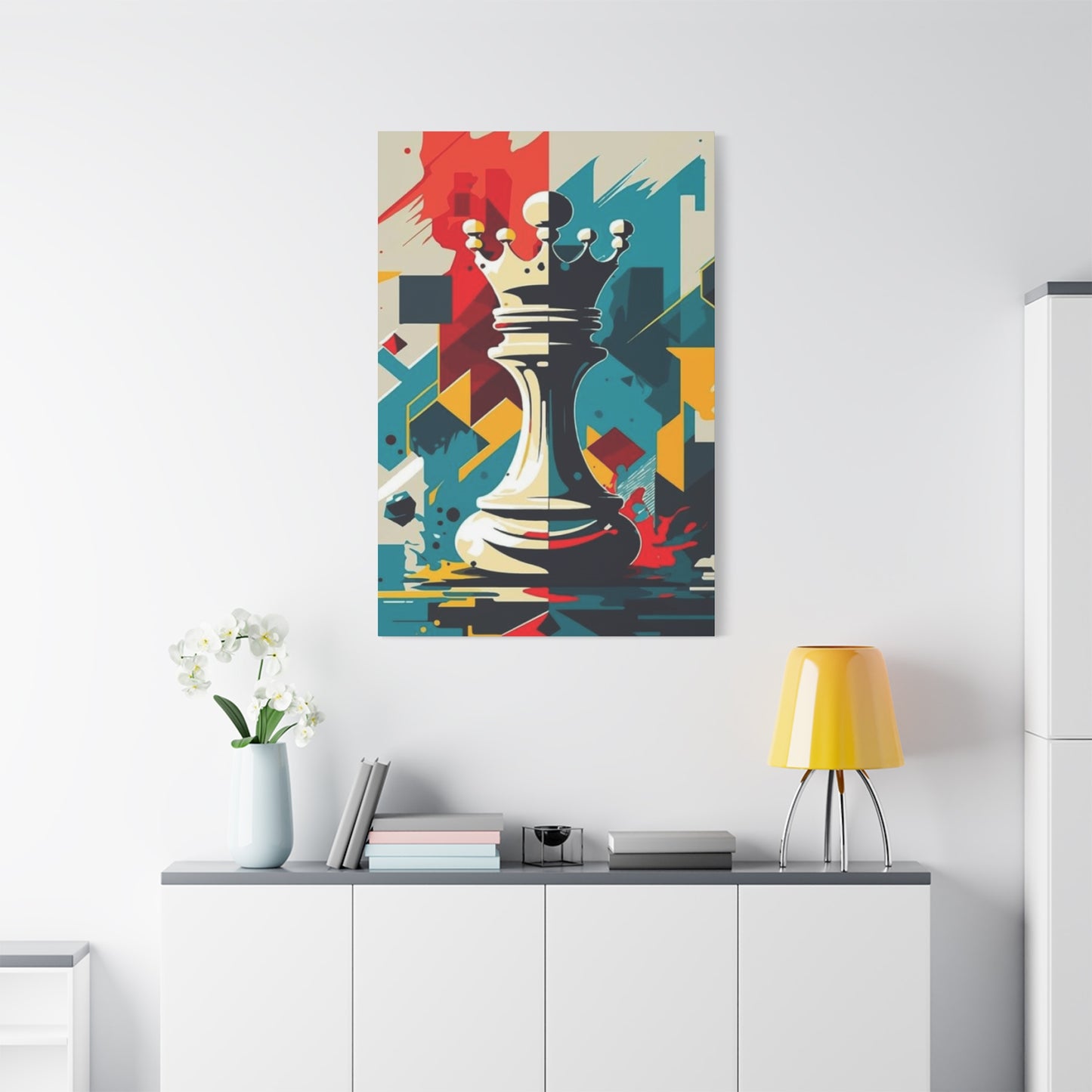 Abstract Chess Piece Wall Art & Canvas Prints