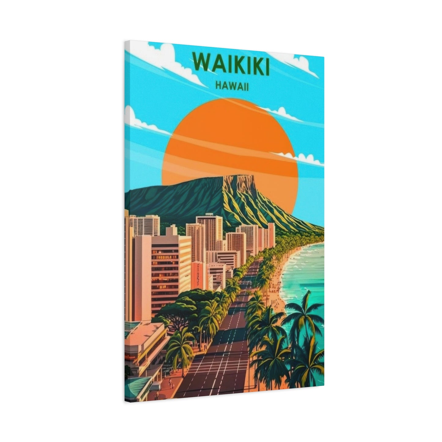 Waikiki Hawaii Wall Art & Canvas Prints