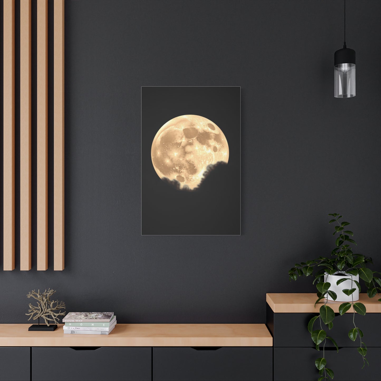 Lunar Essence Wall Masterpiece Wall Art & Canvas Print