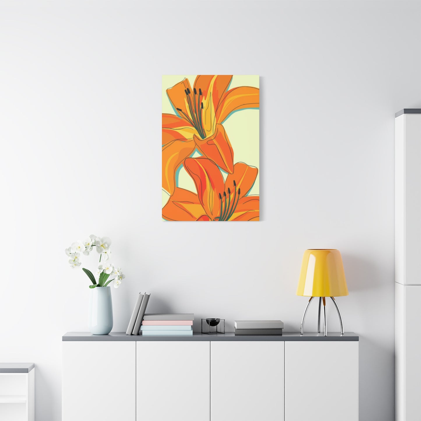 Orange Flower Wall Art & Canvas Prints