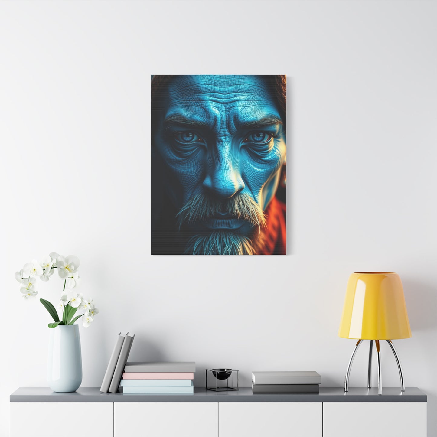 Navy Reverie Artwork Wall Art & Canvas Print